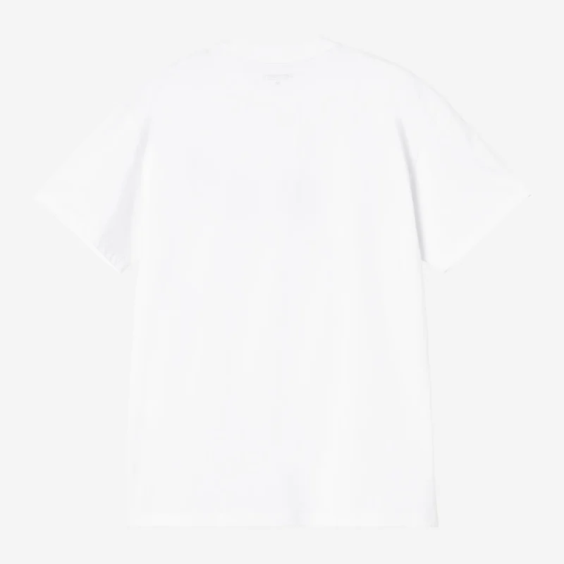 Carhartt WIP Herren-T-Shirt mit Autoaufklebern | Weiß