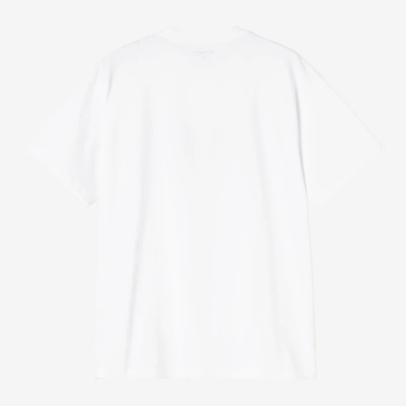 Carhartt WIP Herren-T-Shirt mit Aufdruck „Imbiss am Straßenrand“ | Weiß