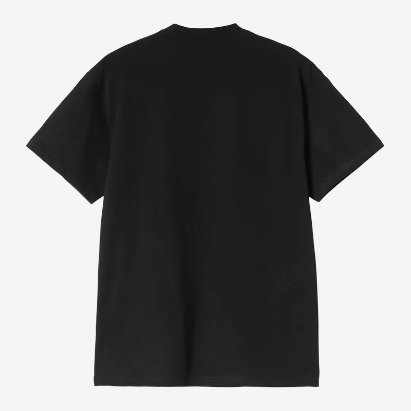 Carhartt WIP Herren-T-Shirt mit Aufdruck „Imbiss am Straßenrand“ | Schwarz