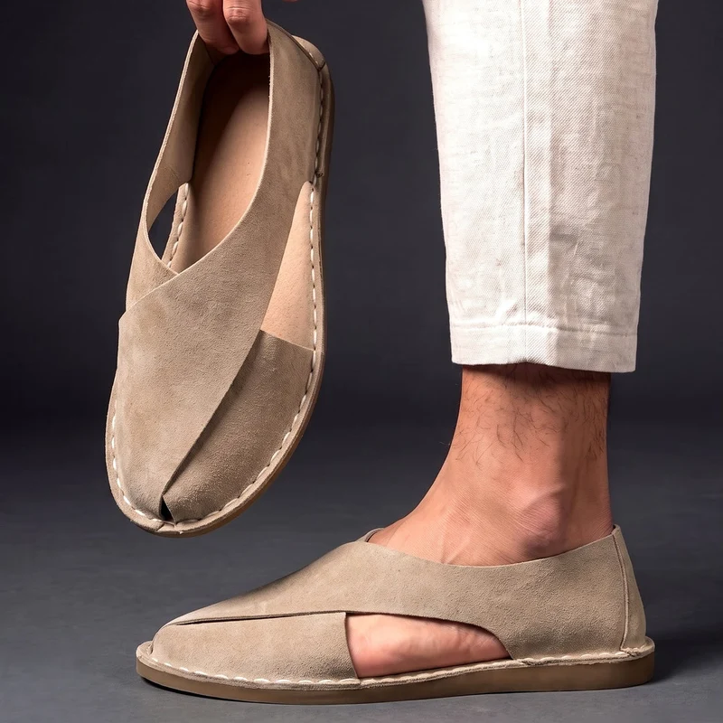 Jasprit - Stylische Mules Aus Wildleder