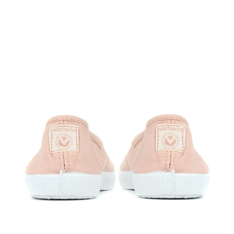 1915 Inglesa Laceless Canvas Trainers - FASHE33500 / 320 846 - Pink