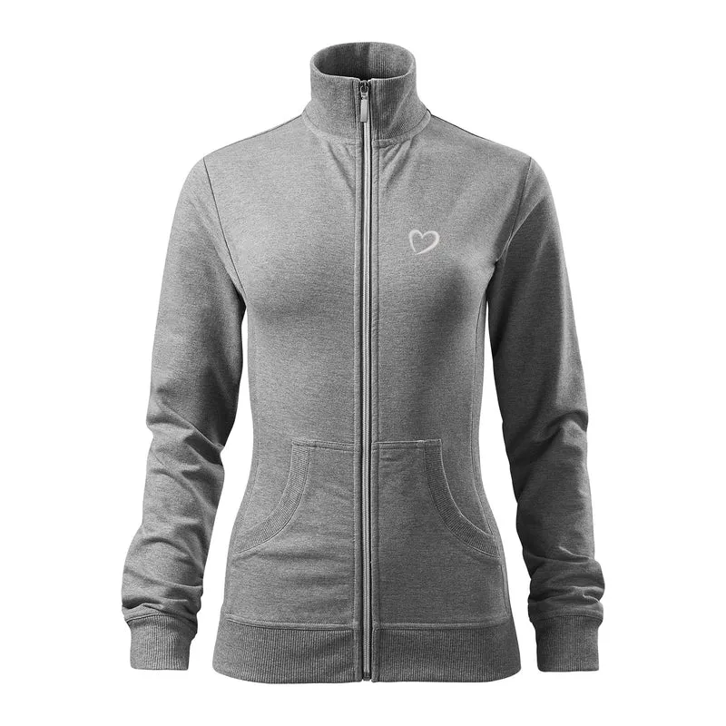 ZIP Sweatshirt - Herz Stick
