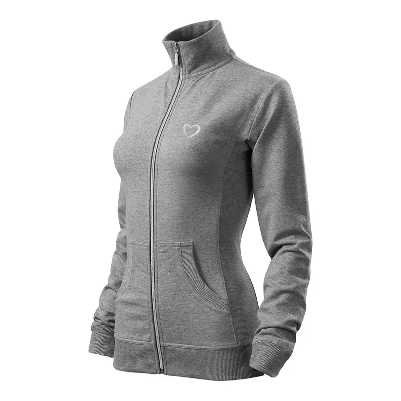 ZIP Sweatshirt - Herz Stick