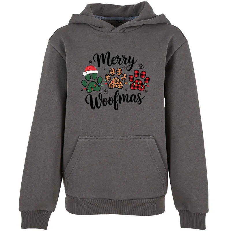 Kids Hoodie - Merry Woofmas