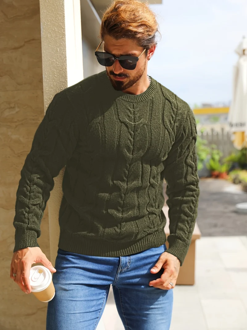 Bavon - Lässiger Gestreifter Pullover