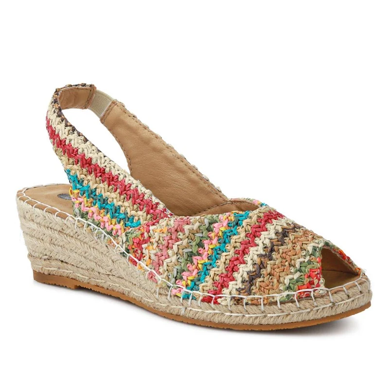 Wedge-Heeled Espadrilles - WBINS41093 / 327 260