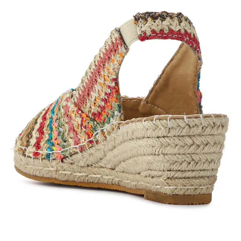 Wedge-Heeled Espadrilles - WBINS41093 / 327 260 - Multi