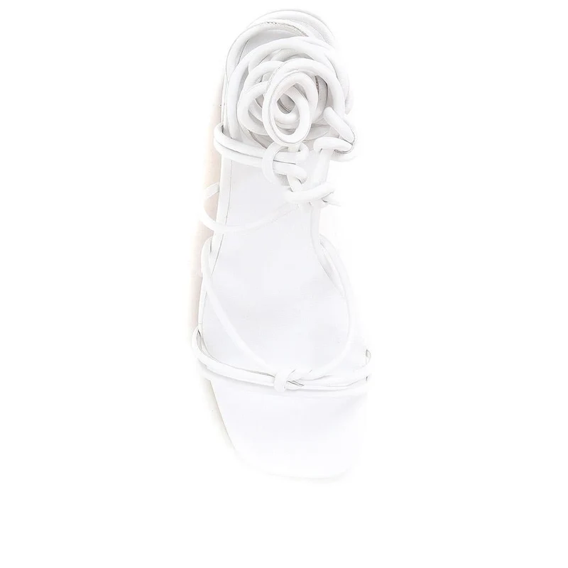 Liezel Gladiator Roped Heels - LIEZEL / 323 702 - White