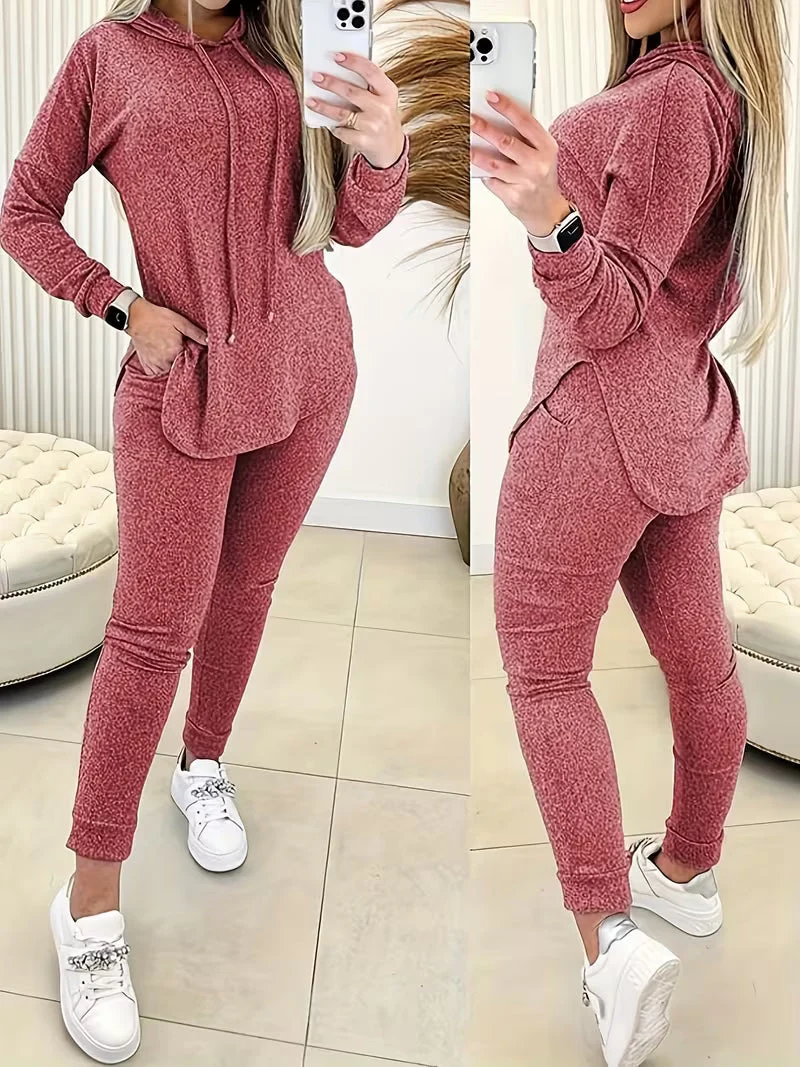 Jizena – Stilvolles Zweiteiliges Set MIT Kapuze