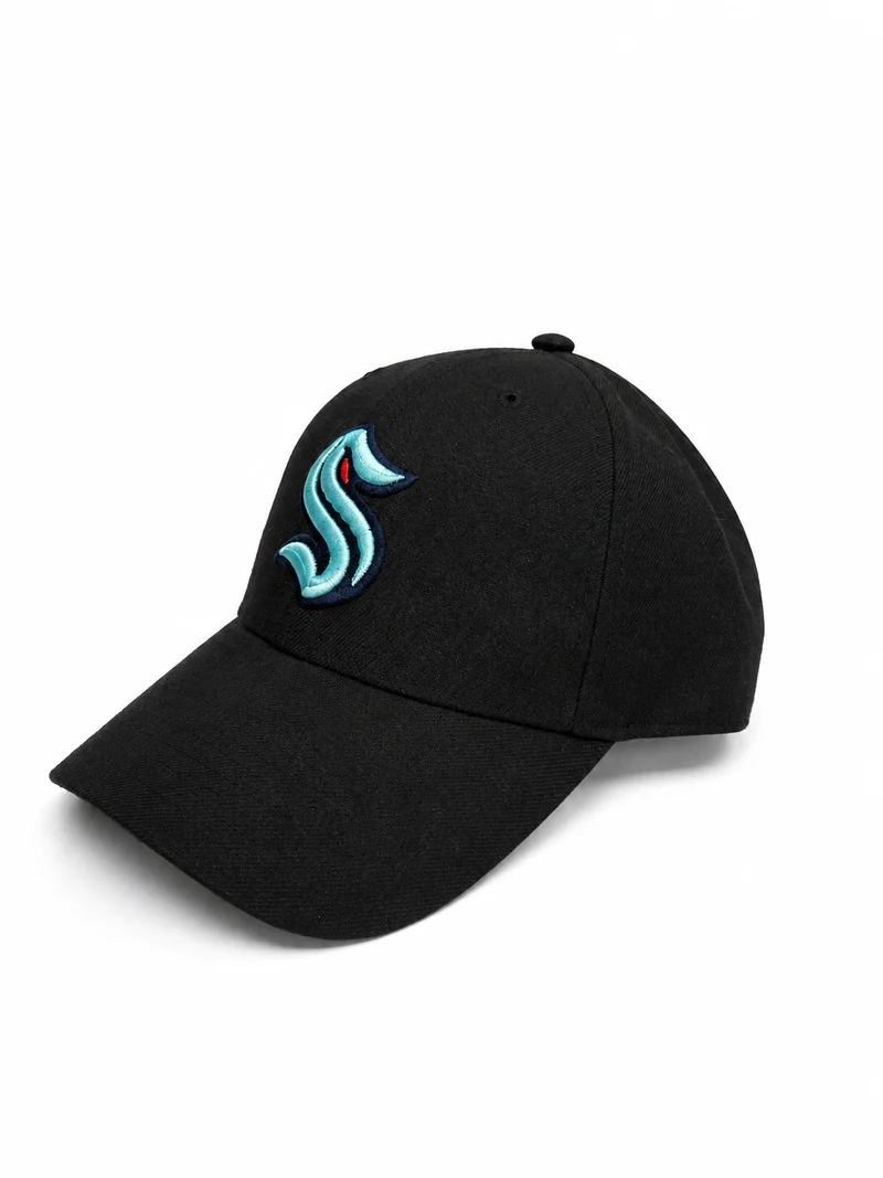 '47 Brand Unisex Seattle Kraken Snapback Cap | Schwarz