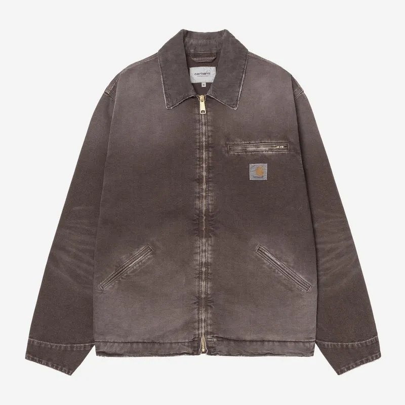 Carhartt WIP Herren OG Detroit Jacke | Tabak-Destroying-Waschanlage