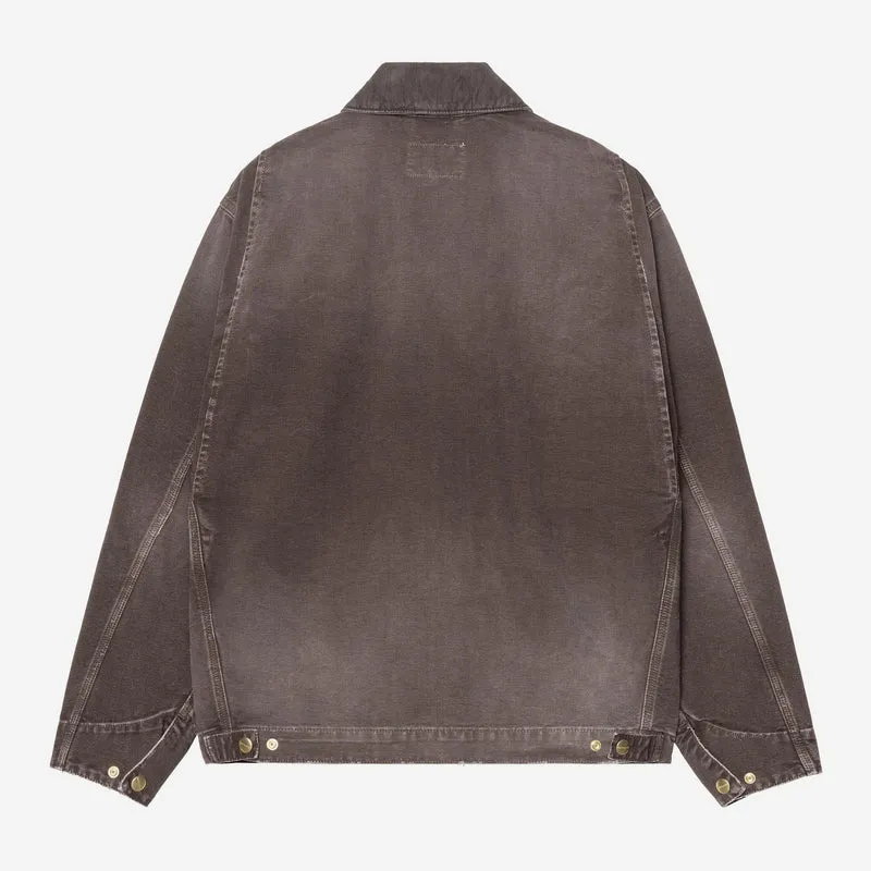 Carhartt WIP Herren OG Detroit Jacke | Tabak-Destroying-Waschanlage