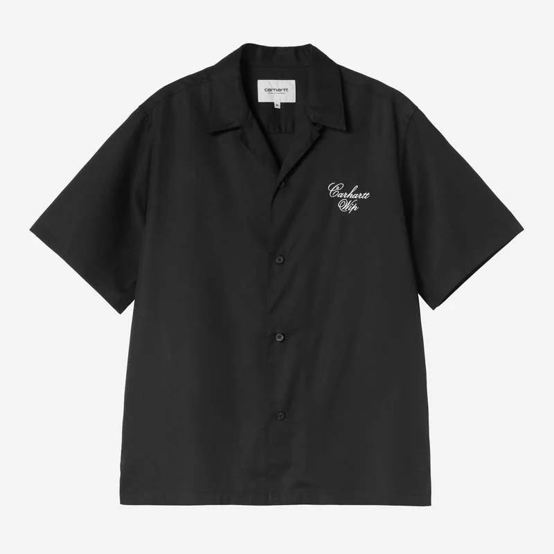 Carhartt WIP Travon Herrenhemd | Schwarzes Wachs