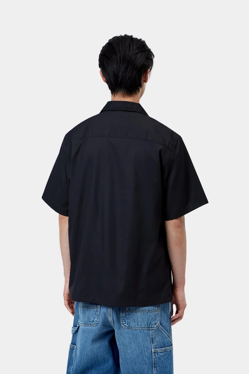 Carhartt WIP Travon Herrenhemd | Schwarzes Wachs