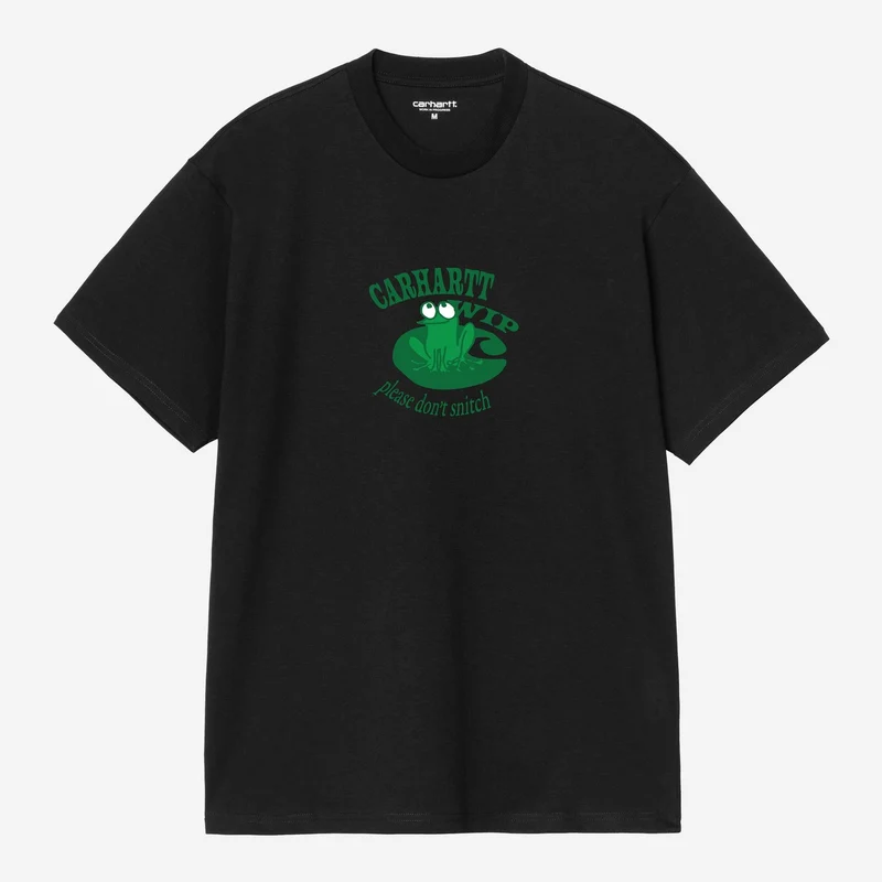 Carhartt WIP Herren-T-Shirt „Nicht petzen“ | Schwarz