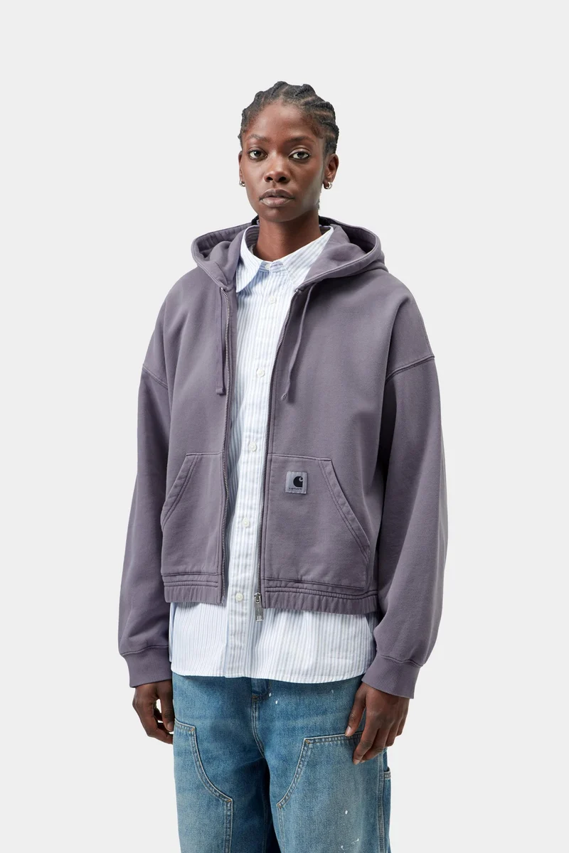 Carhartt WIP Hoggard Damen-Kapuzenjacke | Schattiges Lila
