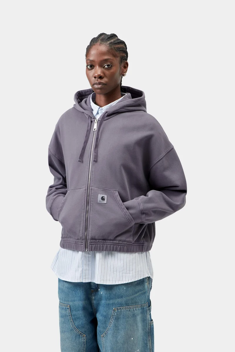 Carhartt WIP Hoggard Damen-Kapuzenjacke | Schattiges Lila