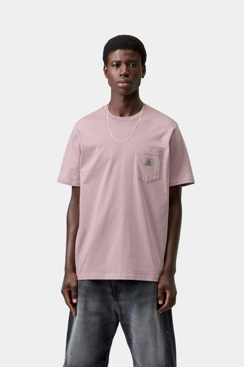 Carhartt WIP Herren-T-Shirt mit Taschen | Hortensie