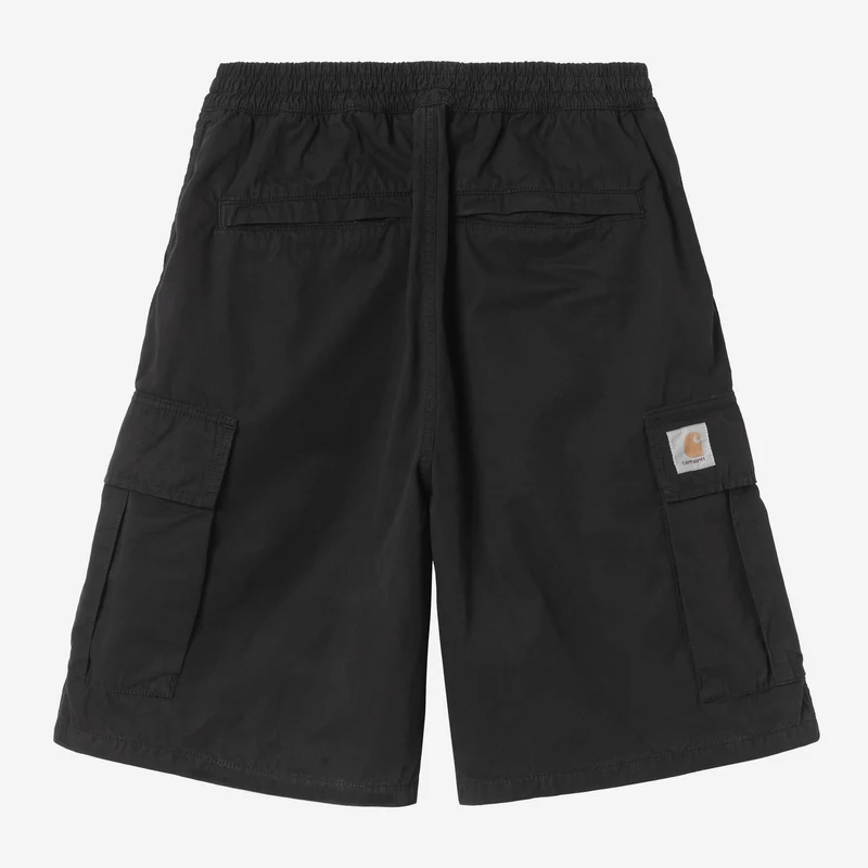 Carhartt WIP Mandler Cargo-Shorts für Herren | Schwarz, stückgefärbt