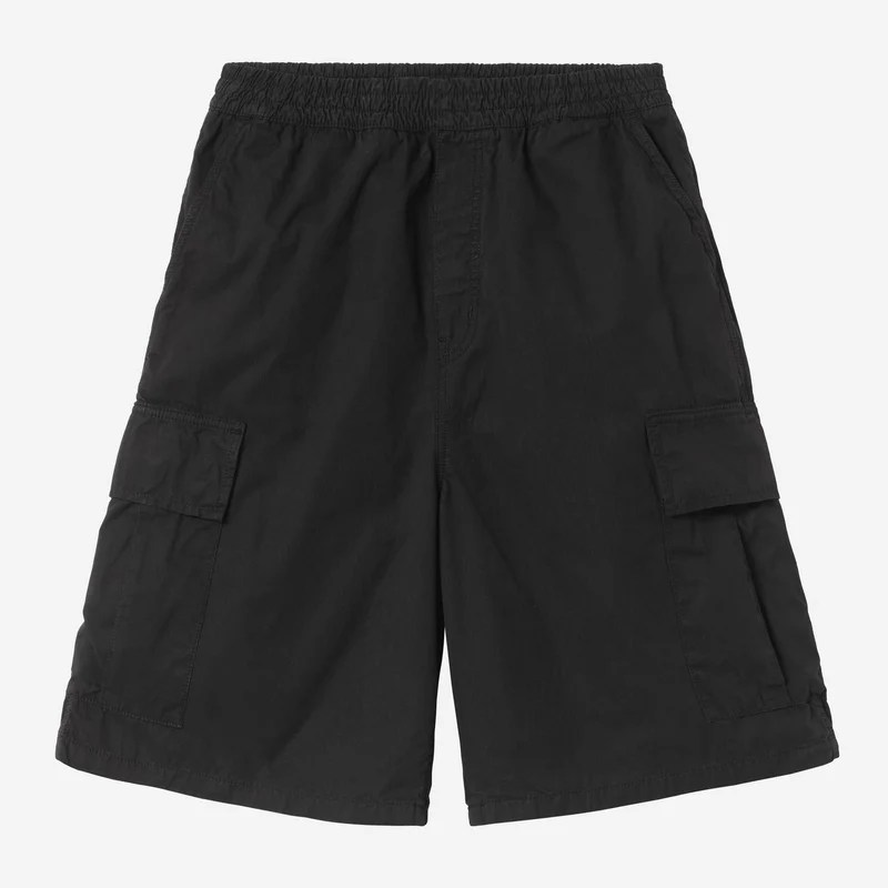 Carhartt WIP Mandler Cargo-Shorts für Herren | Schwarz, stückgefärbt