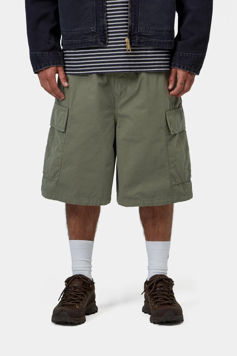Carhartt WIP Herren Mandler Cargo Short | Blattstückgefärbt