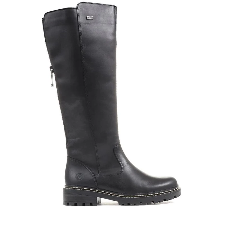 Remonte Dorndorf Leather Long Boots - DRS36509 / 322 972 - Black