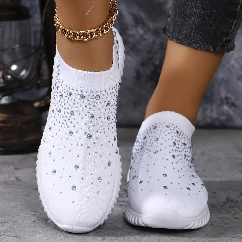 Elizaa – Bequemer Turnschuh Mit Strasssteinen