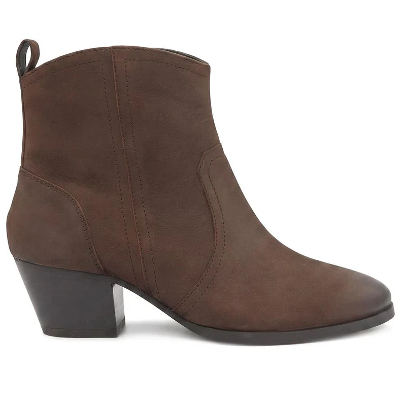 Bellissimo Smart Leather Ankle Boots - BELRNB44005 / 330 080 - Chocolate