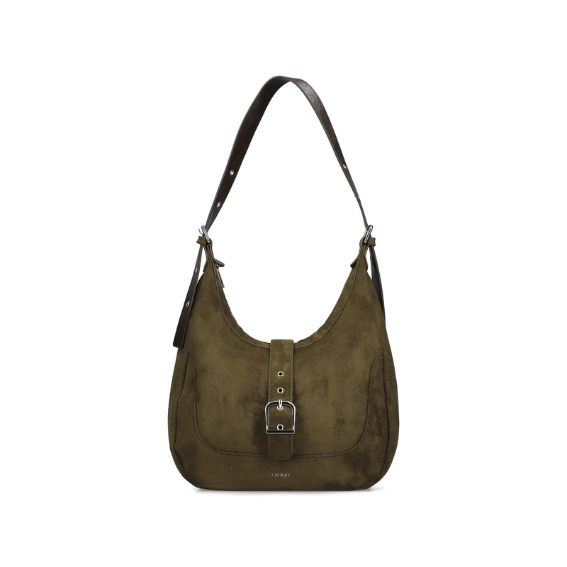 Rieker Hobo-Schultertasche für Damen | Waldgrün