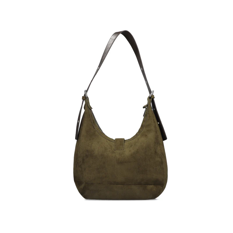 Rieker Hobo-Schultertasche für Damen | Waldgrün