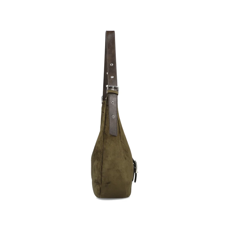 Rieker Hobo-Schultertasche für Damen | Waldgrün