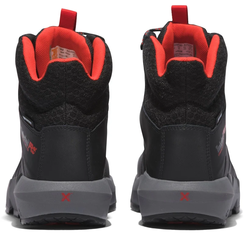 Timberland Pro Morphix 6" Sicherheitsstiefel für Herren | Schwarz/Rot