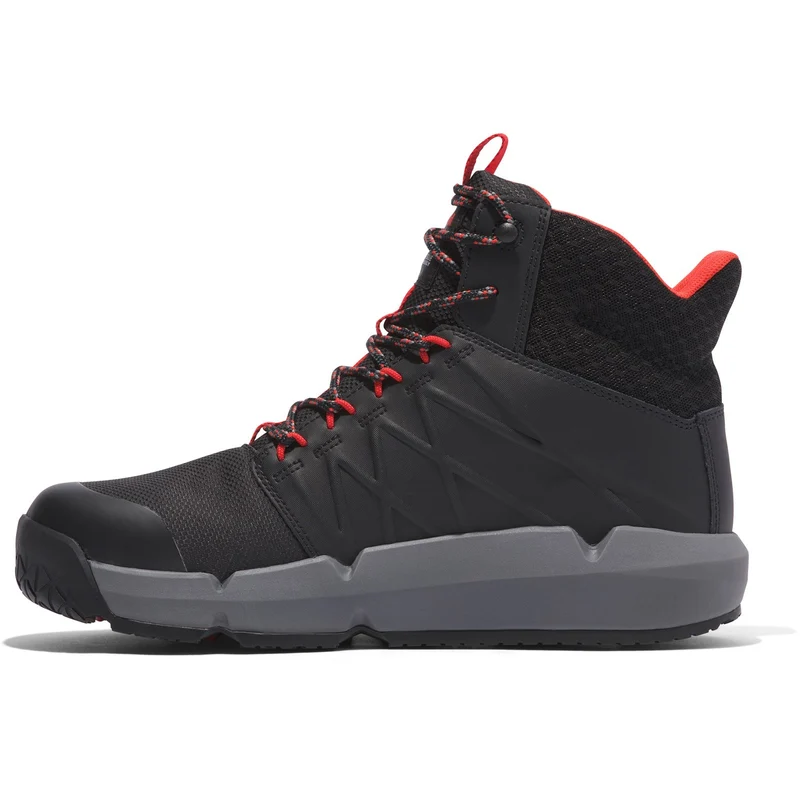 Timberland Pro Morphix 6" Sicherheitsstiefel für Herren | Schwarz/Rot