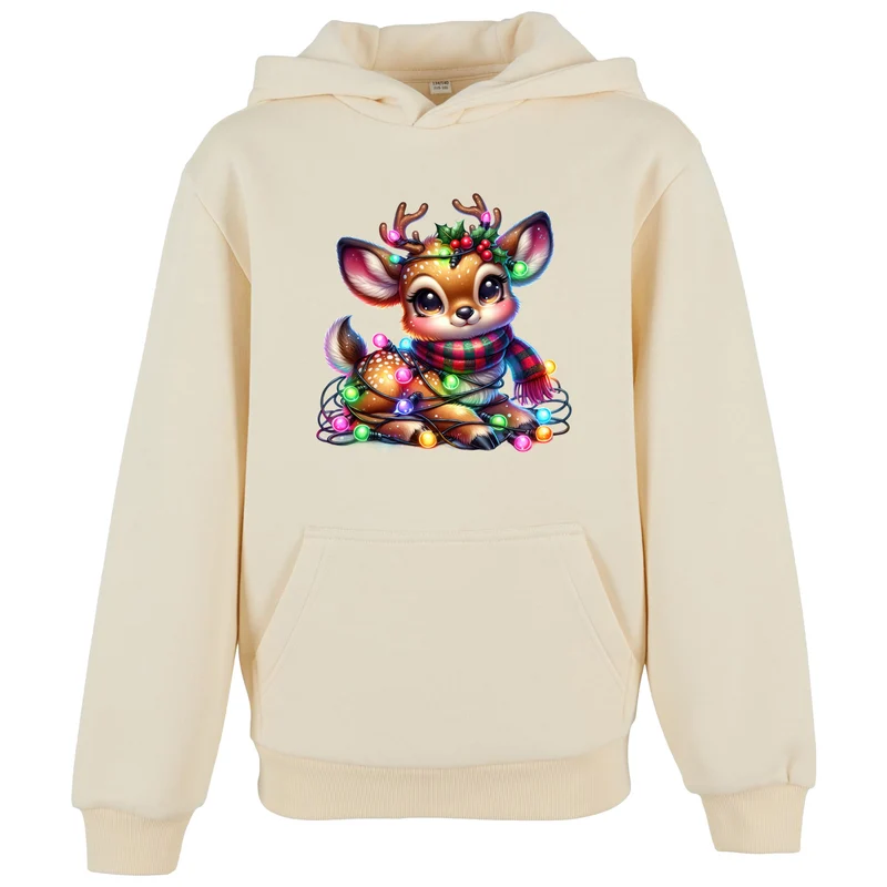 Kids Hoodie - X-Mas Rentier Lichterkette