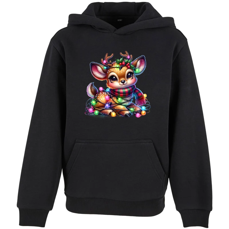 Kids Hoodie - X-Mas Rentier Lichterkette