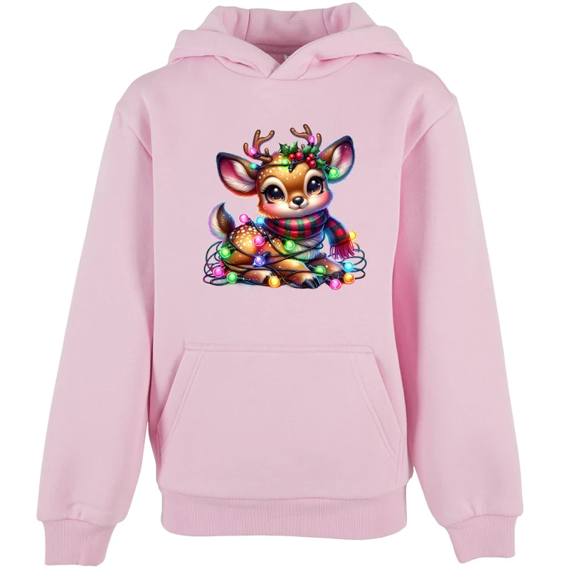 Kids Hoodie - X-Mas Rentier Lichterkette