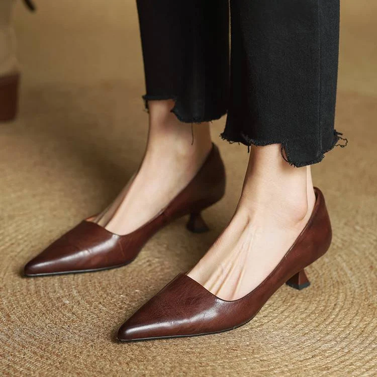Samra – Pumps Aus Echtem Leder