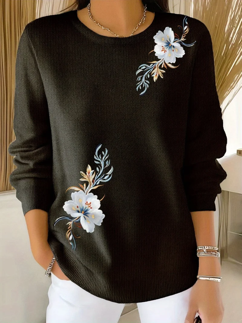 Meyla – Eleganter Langarmpullover
