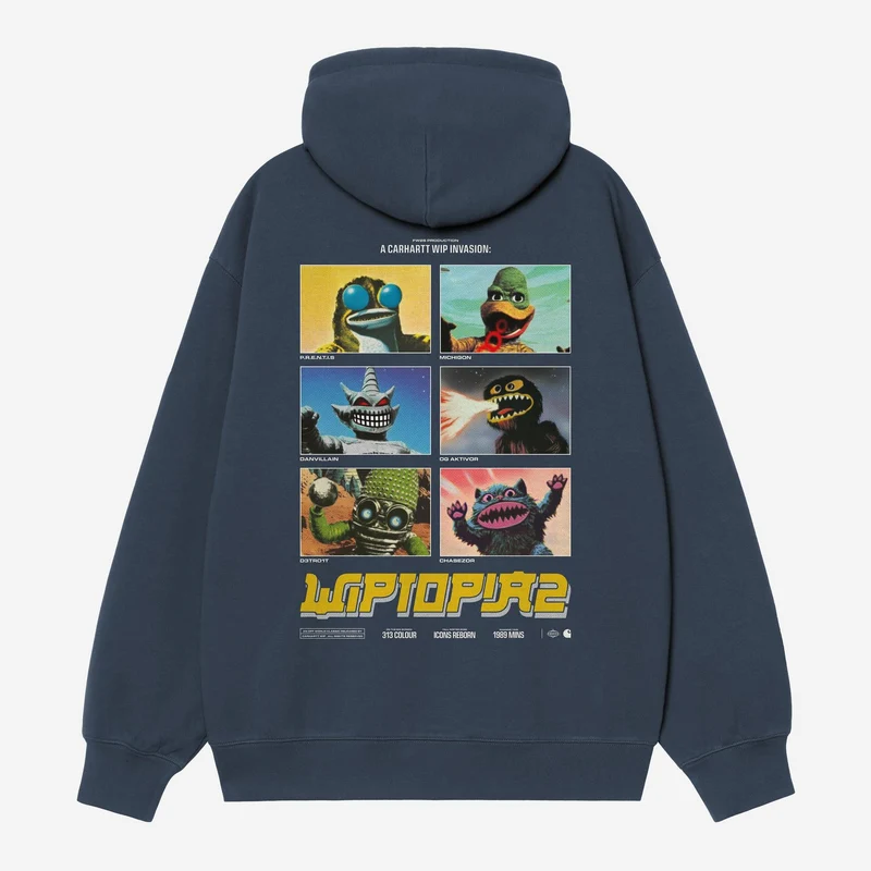 Carhartt WIP Wiptopia II Herren-Hoodie | Blau