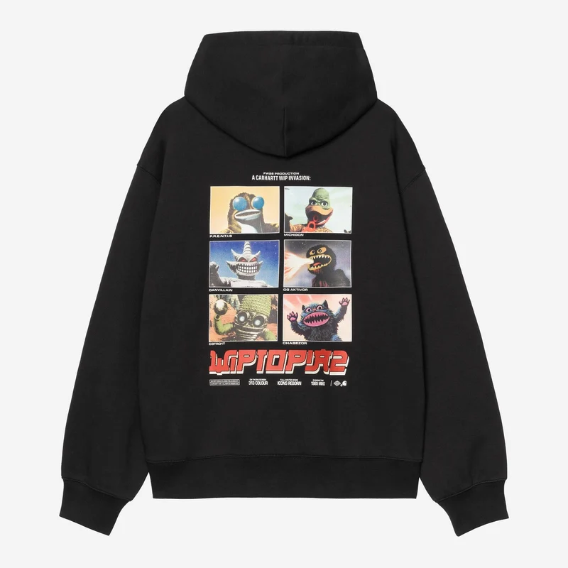 Carhartt WIP Wiptopia II Herren-Hoodie | Schwarz