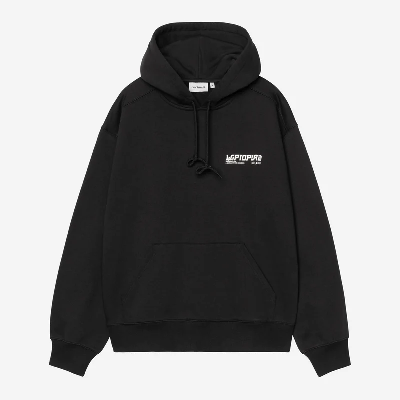 Carhartt WIP Wiptopia II Herren-Hoodie | Schwarz