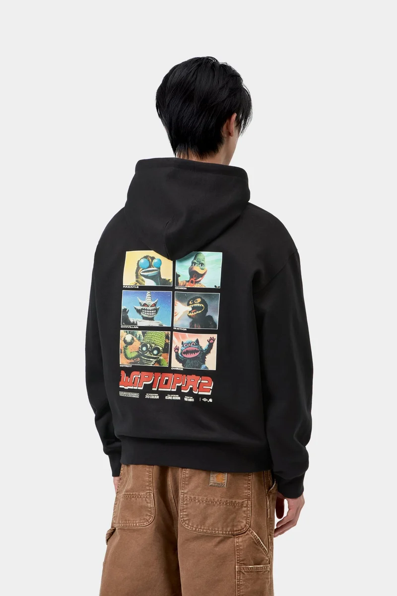 Carhartt WIP Wiptopia II Herren-Hoodie | Schwarz