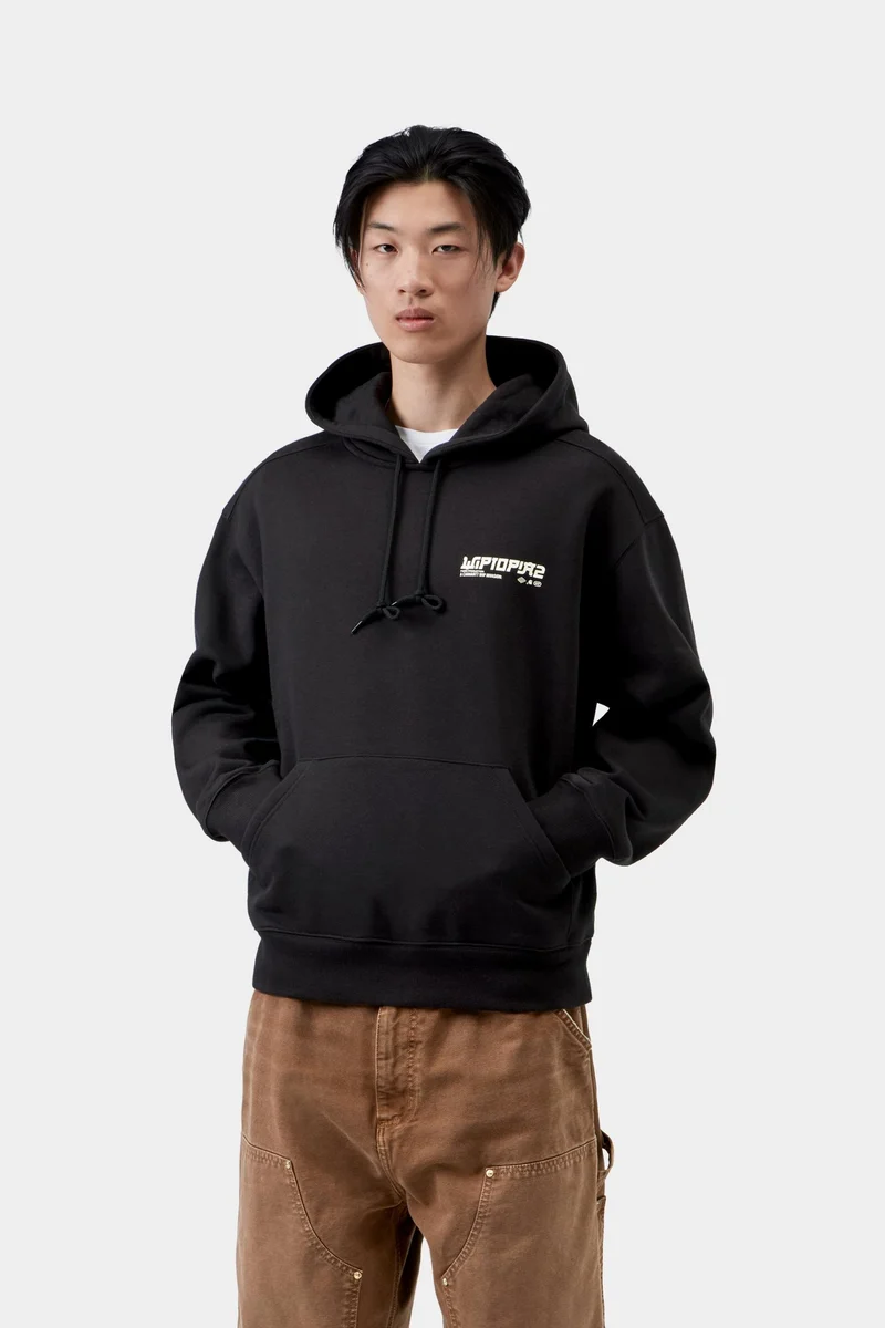 Carhartt WIP Wiptopia II Herren-Hoodie | Schwarz