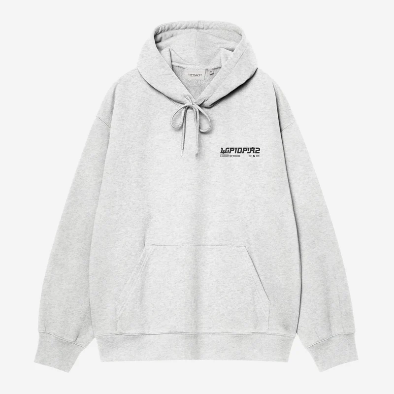 Carhartt WIP Wiptopia II Herren-Hoodie | Aschgrau meliert