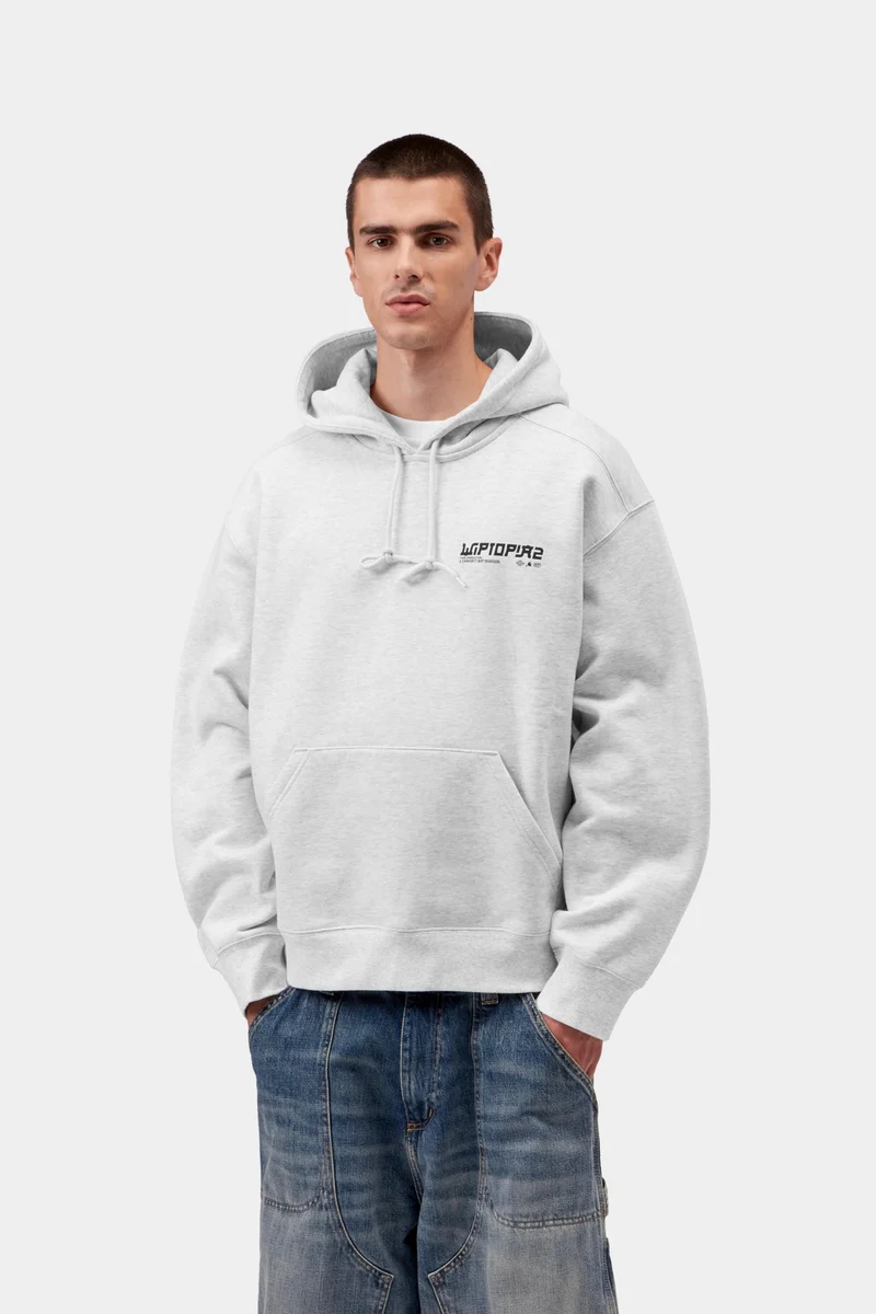 Carhartt WIP Wiptopia II Herren-Hoodie | Aschgrau meliert