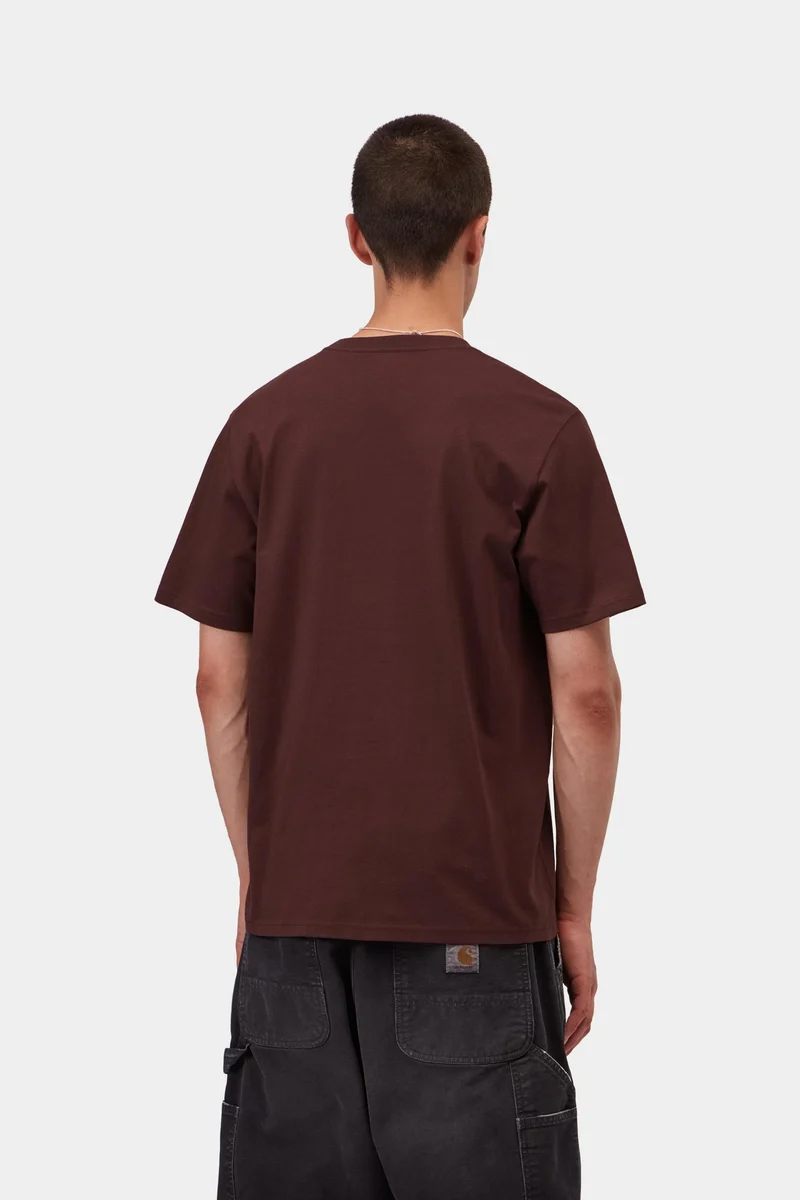 Carhartt WIP Herren-T-Shirt mit Brusttasche | Amarone