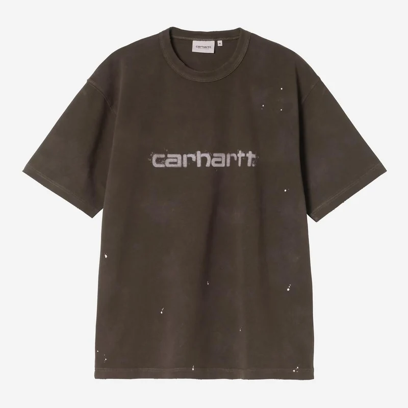 Carhartt WIP Herren-Maler-T-Shirt | Tabakzerstörungs-Waschspritzer