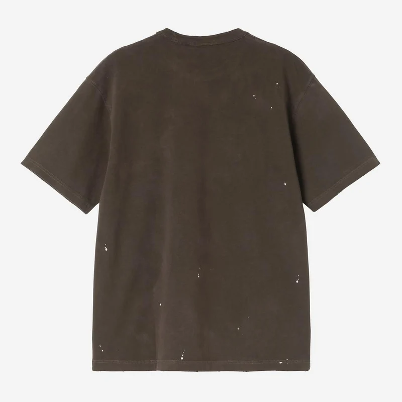 Carhartt WIP Herren-Maler-T-Shirt | Tabakzerstörungs-Waschspritzer