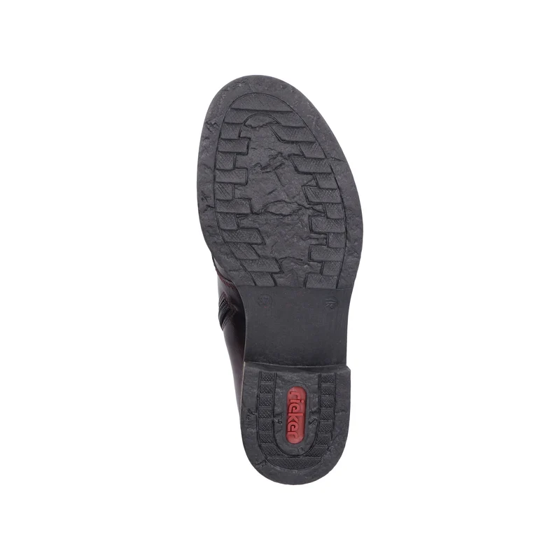 Rieker Damen-Ankle-Boots in Überweite | Rot