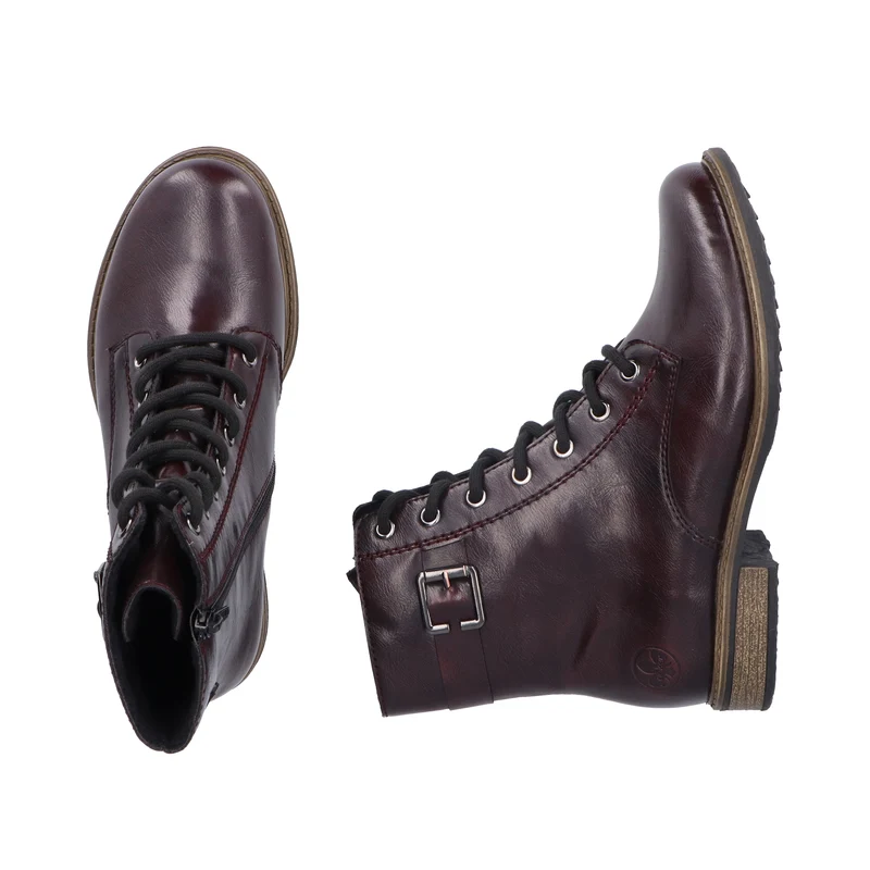 Rieker Damen-Ankle-Boots in Überweite | Rot